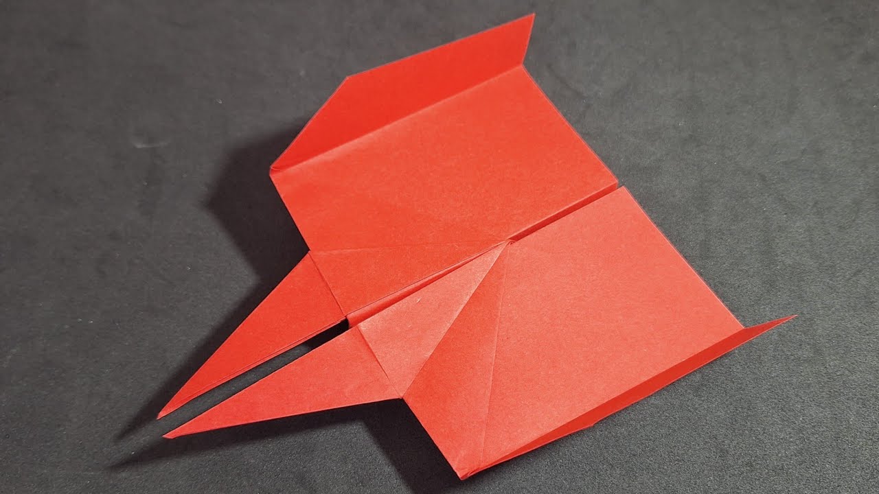 Como Hacer un Avión de Papel Vampiro VUELA LEJOS | Mejores Aviones de Papel