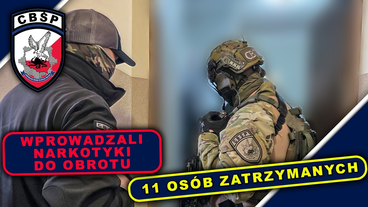 11 os&oacute;b zatrzymanych w sprawie narkotykowej