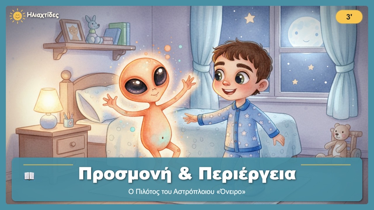 Παραμύθι για Ύπνο: Ο Πιλότος του Αστρόπλοιου ✨ | Ηλιαχτίδες
