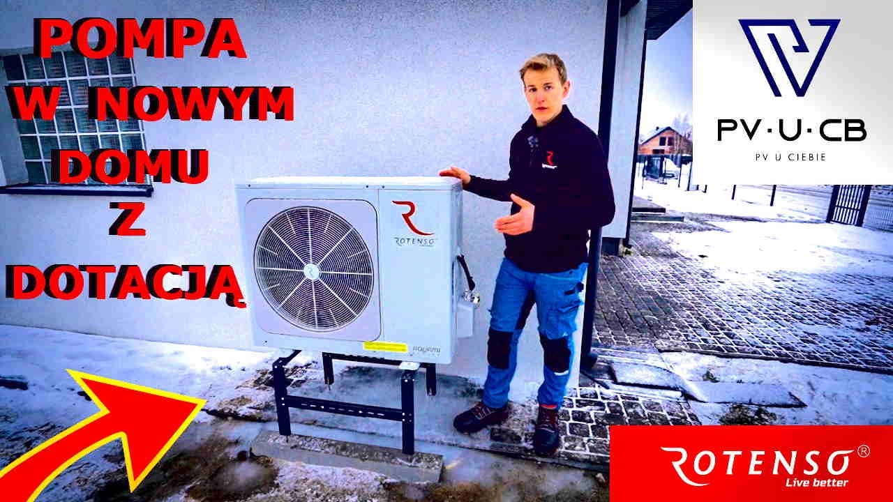 POMPA CIEPŁA I KOMINEK Z PŁASZCZAM WODNYM W NOWYM DOMU 150M2
