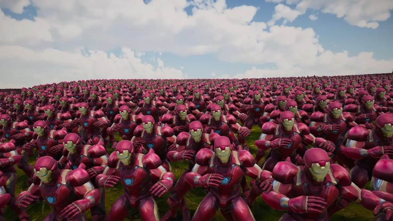1,000,000 Captain Americas vs 1,000,000 Iron Men