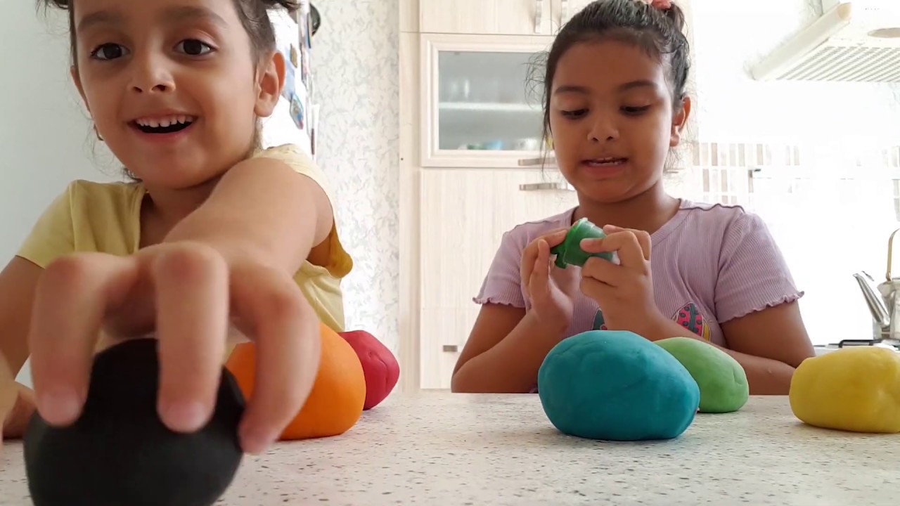 PLAY DOH hamuru nasil yapilir / How to make PLAY DOH at home / Как приготовить тесто PLAY DOH