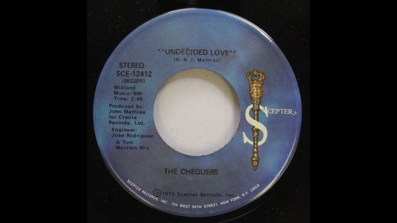 1975 - The Chequers - Undecided Love - Part 1