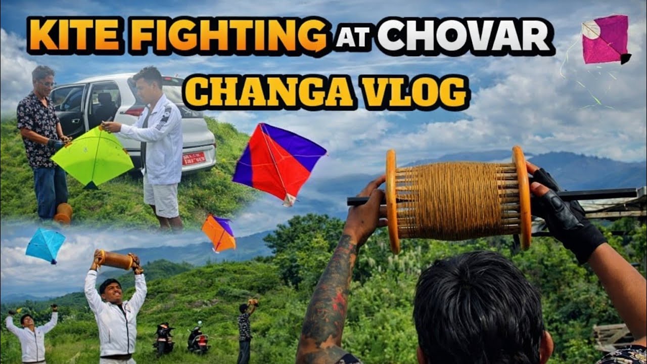 Kite Fighting at Chovar 🪁 | Changa Vlog | Nepali Vlog