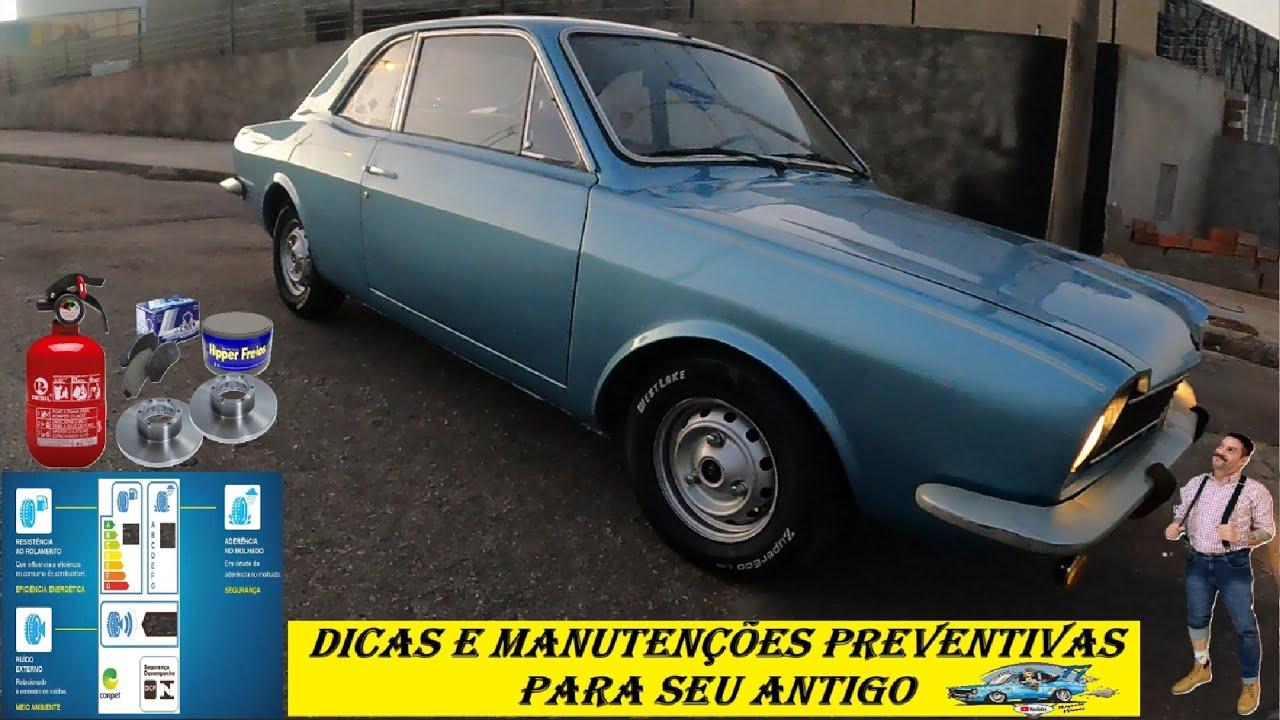 Dicas de segurança e manutenção preventiva de carro antigo