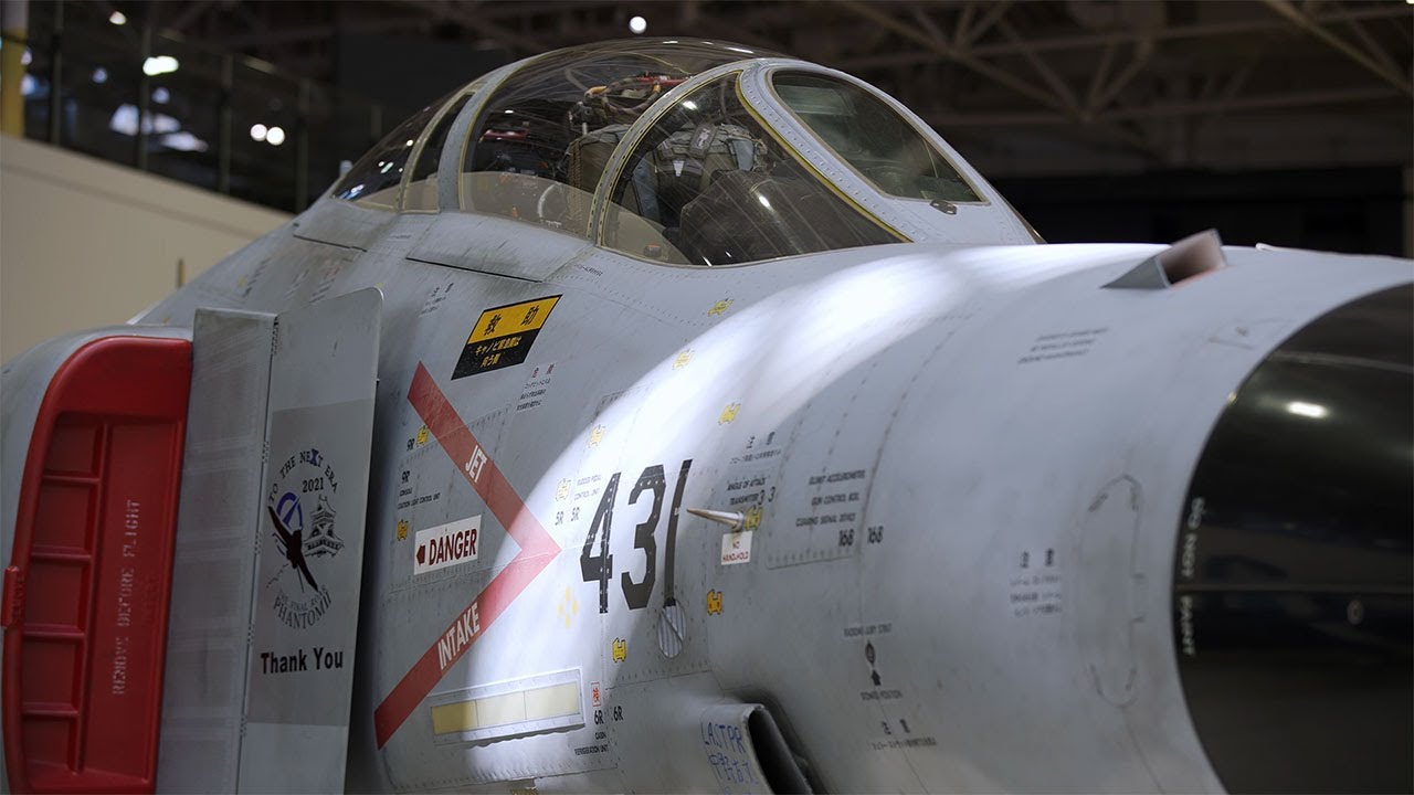 F-4EJ改431号機 岐阜かかみがはら航空宇宙博物館搬入映像
