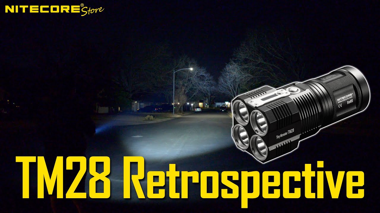Nitecore TM28 6000 Lumen Flashlight - Retrospective Product Video Breakdown