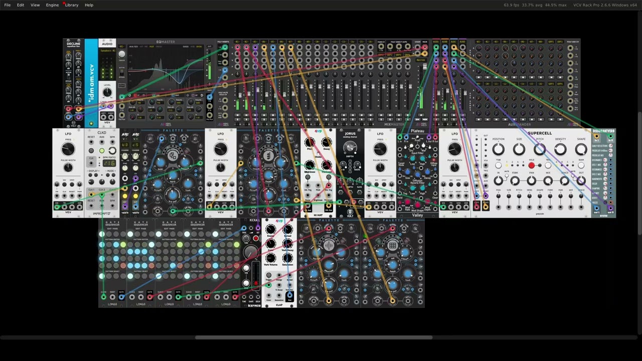 DEEP IDM AMBIENT PATCH in VCV Rack