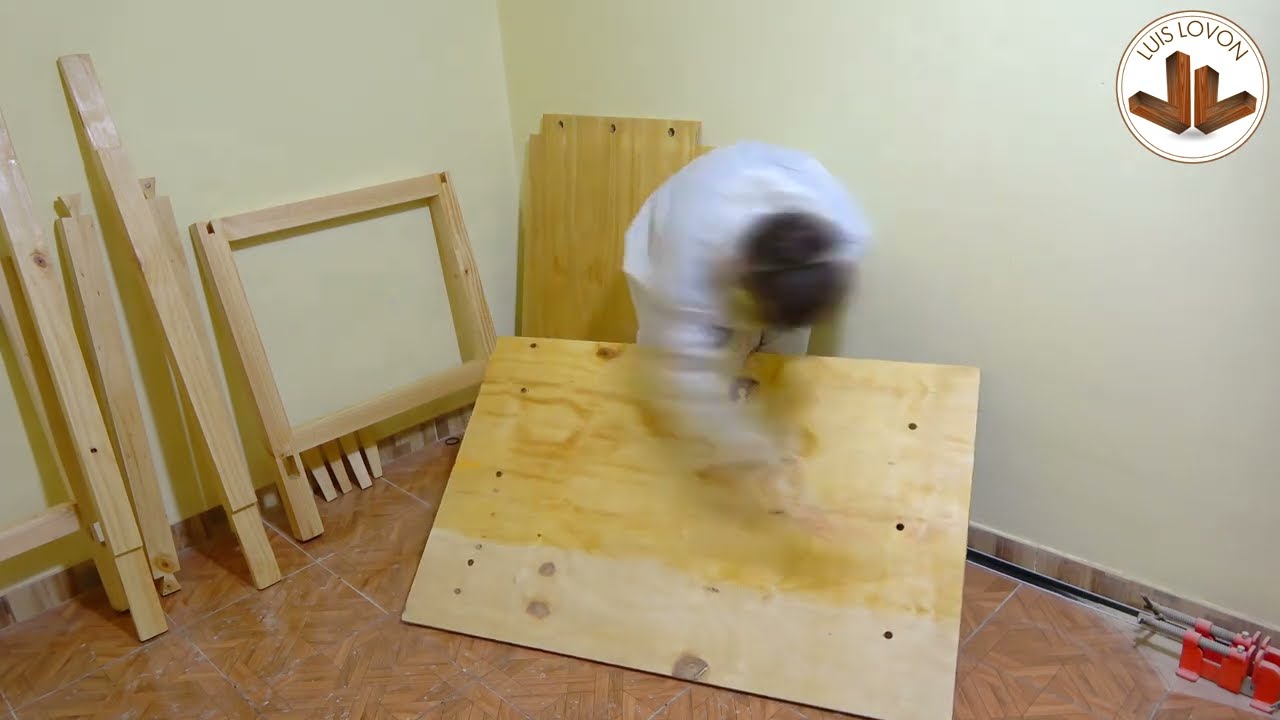 LACA ACRILICA DE AUTOS EN MADERA? Se Puede Pintar Madera Con Laca AUTOMOTRIZ? #diy - LUIS LOVON