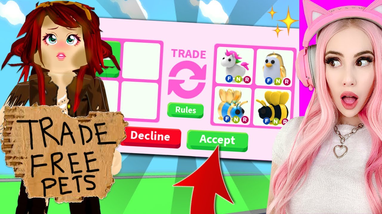 I Pretended To Be POOR In Adopt Me To See What Free Stuff People Would Trade Me... Roblox Adopt Me