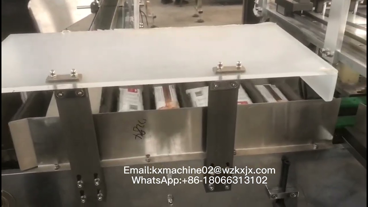 Automatic Energy Bar Protein Bar Cartoning Machine Box Packing With Auto Counting Stacking Feeding