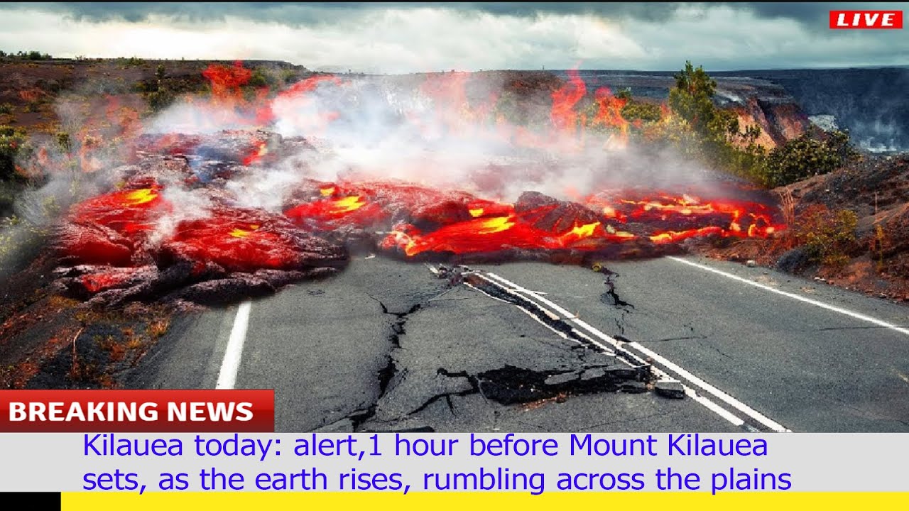 Hawaii today: Watch, drone footage of Kilauea's hellish lava eruption, Lava devours road in Hawaii