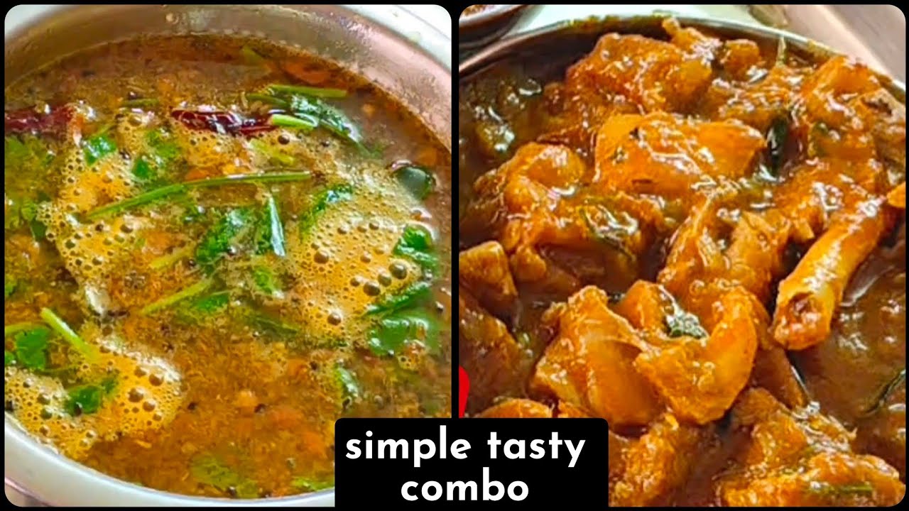 Simple & Tasty Lunch Combo/ Rasam Chicken Gravy/ 