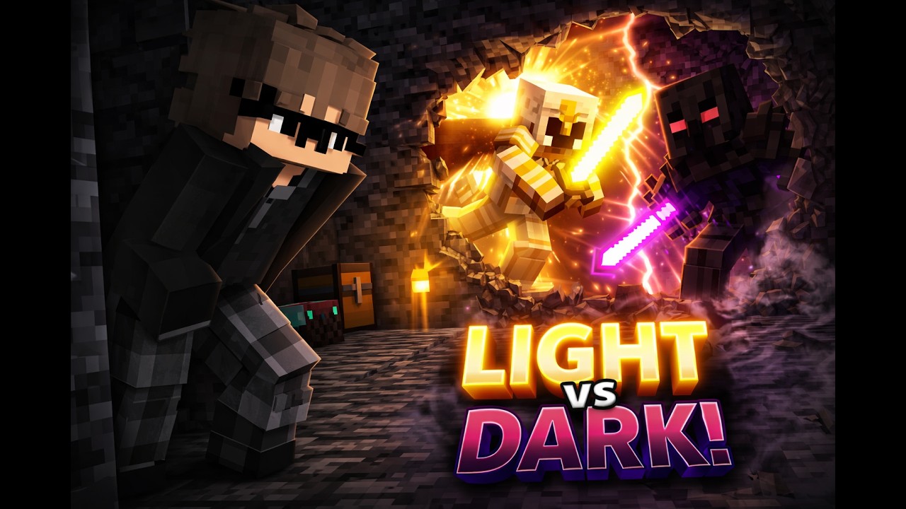Sie haben meine geheime Deepslate Base entdeckt… ich wurde GEJAGT! | MC Helden Light vs Dark
