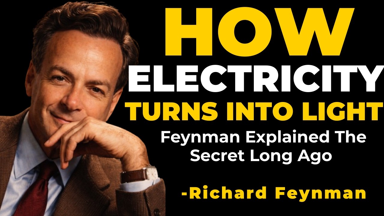 How Electricity Turns Into Light — Feynman Explained The Secret Years Ago