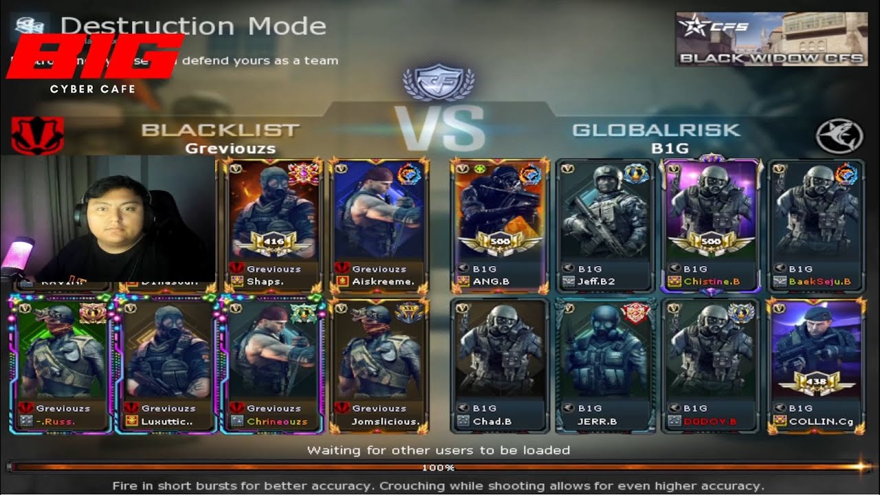 Crossfire PH: B1G  vs Grevious map 2 Blackwidow