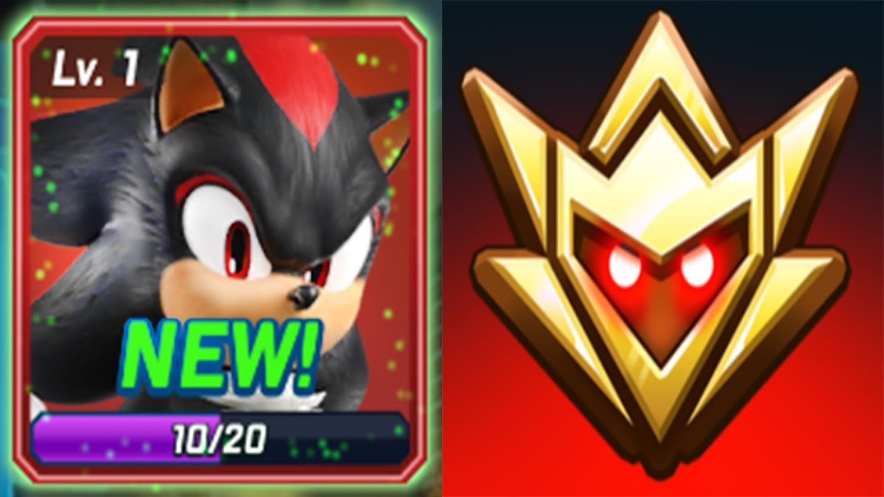 Sonic Forces mobile - Movie Shadow New Character Unlocked hard Work All Runners Unlocked Gameplay