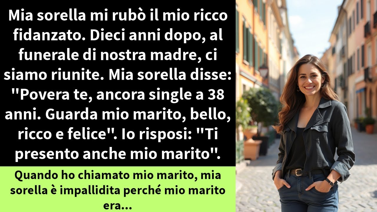 Mia sorella mi rubò il mio ricco fidanzato. Dieci anni dopo, al funerale di nostra madre, ci siamo