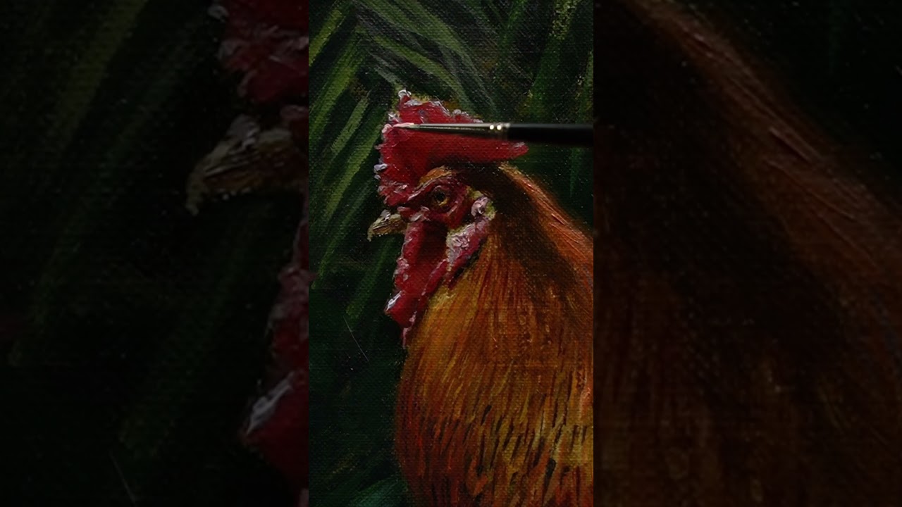 Painting Chickens with a Verdaccio Underpainting