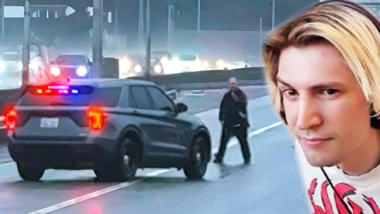 When Carjacking a Police Car Goes Wrong | xQc Reacts