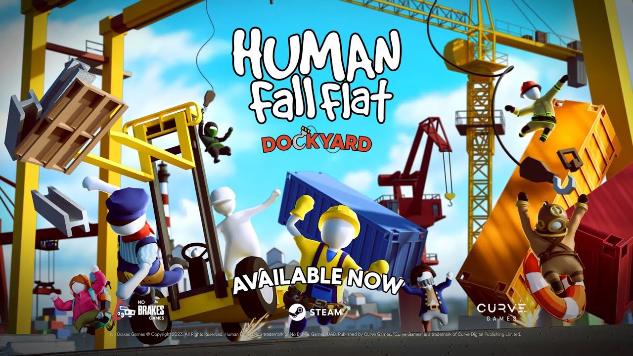 Human Fall Flat Dockyard Level Gameplay Walkthrough! (w/ Friends) #humanfallflat