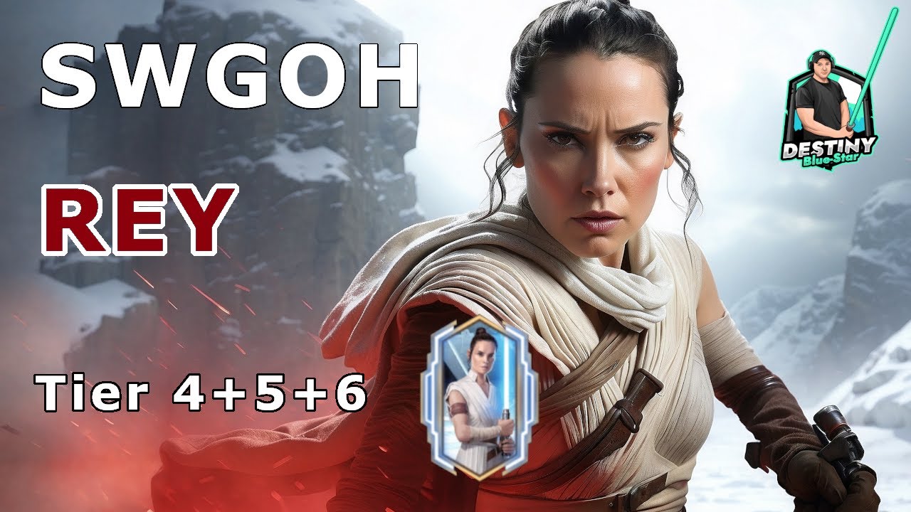 SWGOH - REY - Tier 4-6 - Easy Guide - deutsch - 100% win 🏆👍😎🎗️
