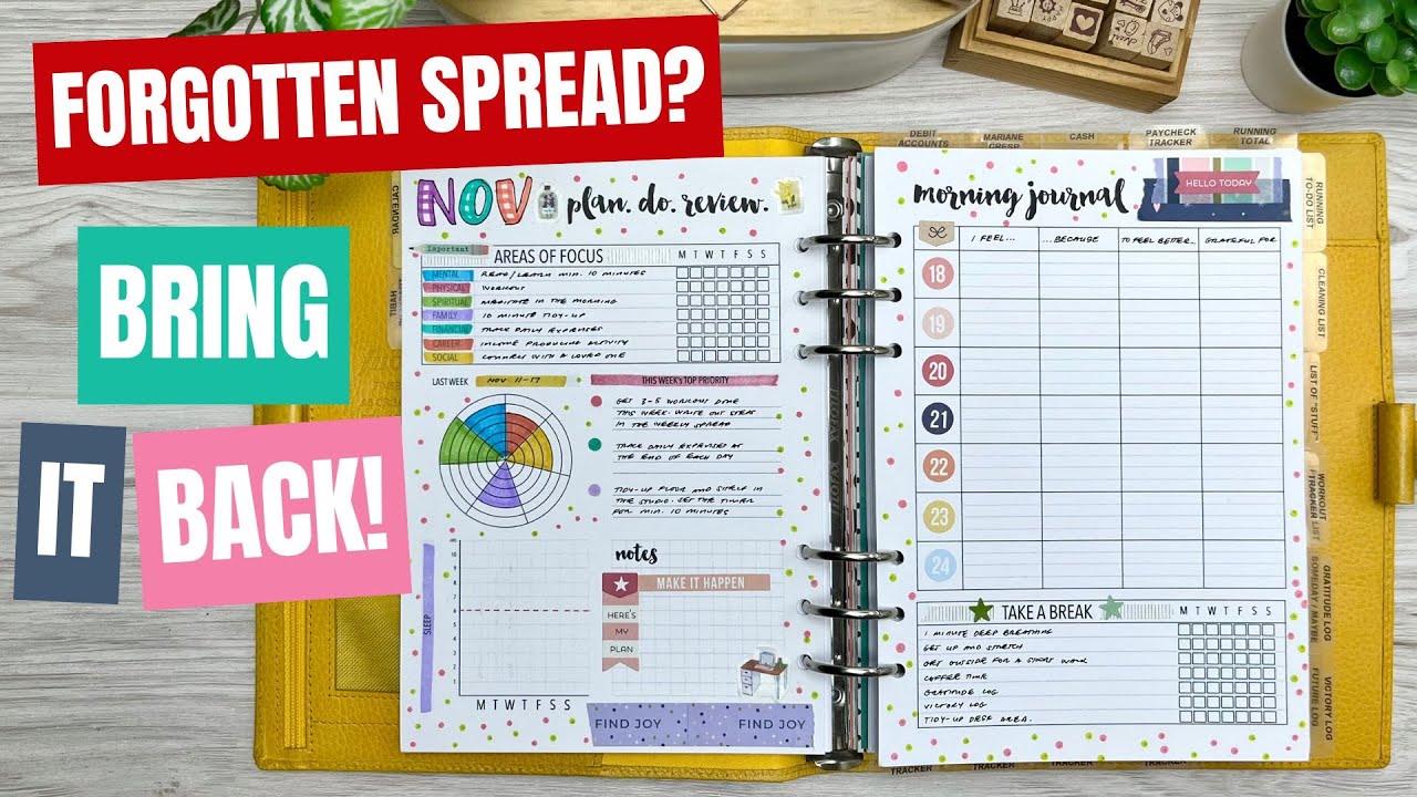 Revive Your Weekly Planner | Why I&rsquo;m Bringing Back A Forgotten Planner Layout!