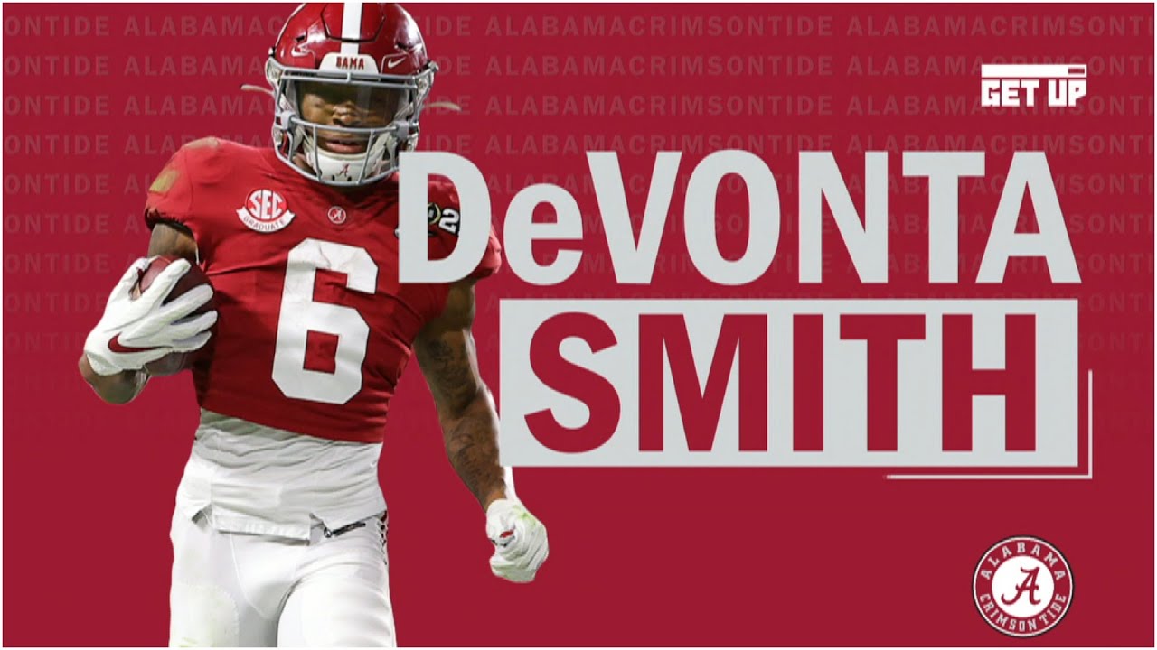 DeVonta Smith measured at 6'0