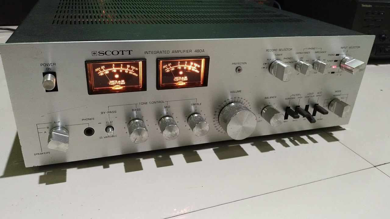 SCOTT 480A amplifier vintage amazing sound