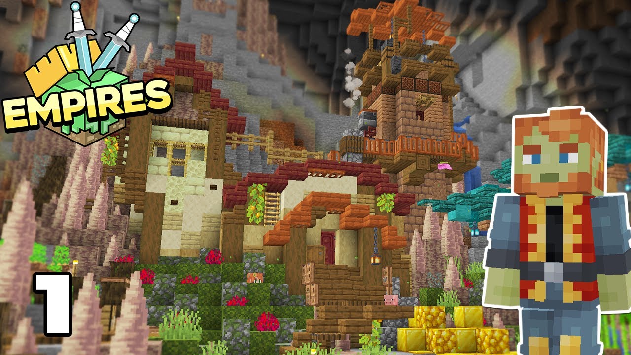 Empires 2: Я построил ПЕЩЕРНУЮ НАЧАЛЬНУЮ БАЗУ в Minecraft 1.19. Выживание. Давай поиграем (#1)