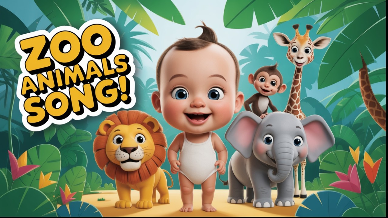 Baby at the Zoo 🐵 | Zoo Animals Song for Kids | Fun Nursery Rhyme for Toddlers