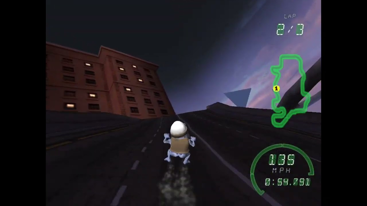 Crazy Frog Racer - Southwest High Town: 2:08.984 [Old WR].