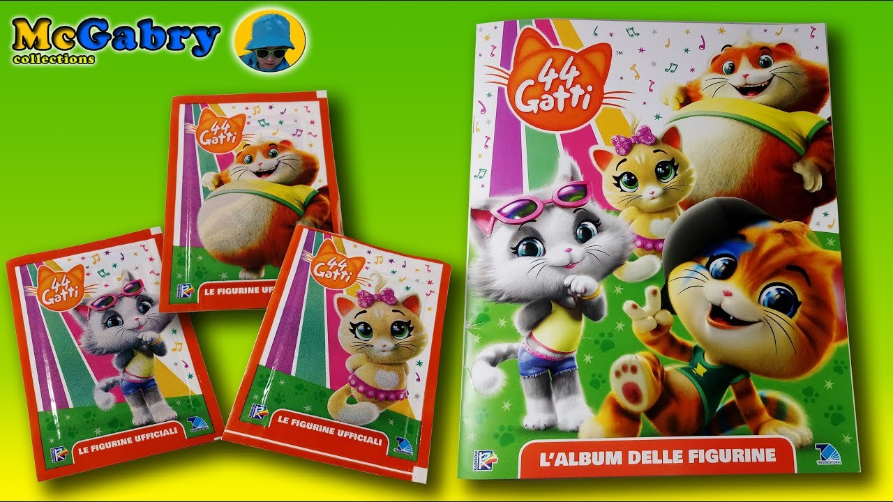 44 GATTI-ALBUM DELLE FIGURINE-COLLEZIONE DELLE FIGURINE DEI 44 GATTI-UNBOXING EDICOLA