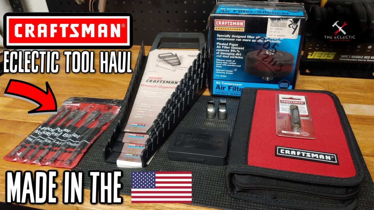 Craftsman Vintage USA, New Older Stock (NOS) Eclectic Tool Haul and Discussion
