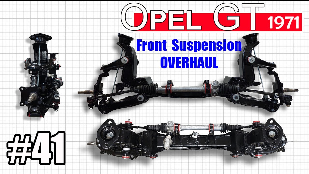 Complete overhaul of Classic Opel front suspension !! #41   Opel GT 1971 project