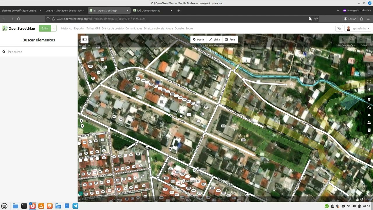 Como usar a aplicação criada para mapeadores corrigir nomes de ruas no Openstreetmap.