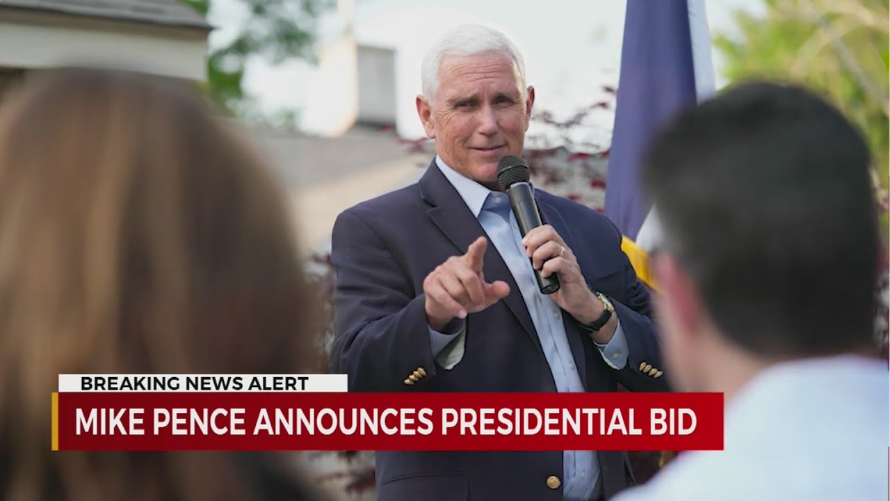 Mike Pence announces presidential bid