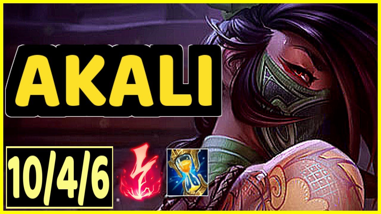 AKALI VS ORIANNA - 10/4/6 KDA MID GAMEPLAY DIAMOND IV