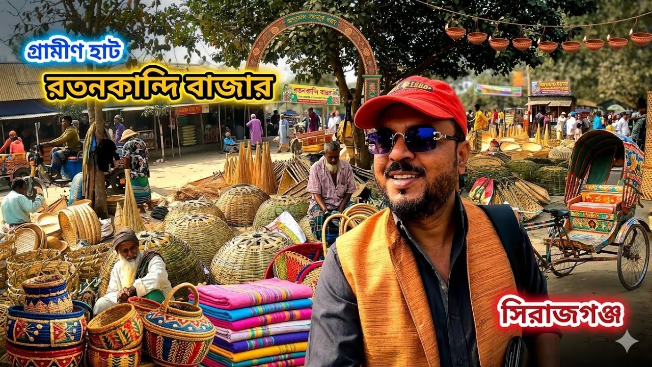 রতনকান্দি সাপ্তাহিক গ্রামীণ হাট || যমুনা নদীর তীরের অপরূপ বাজার সিরাজগঞ্জ ||