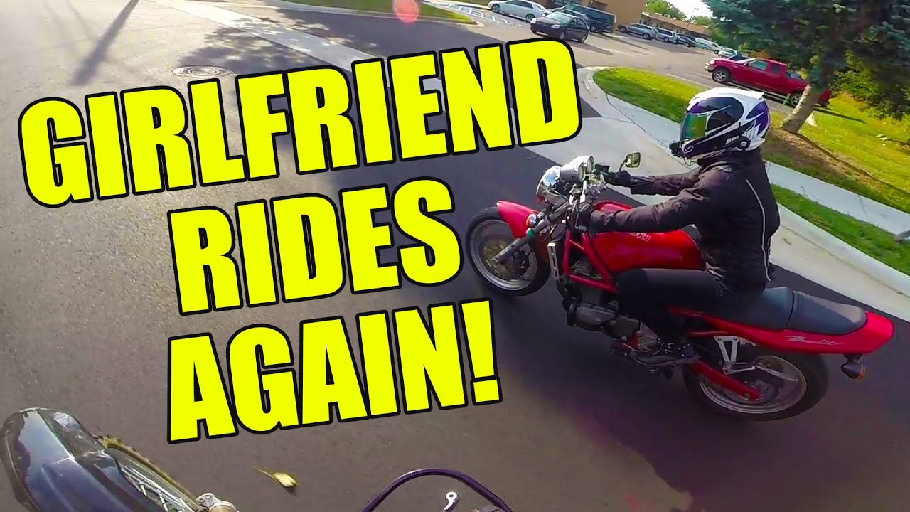 Girlfriend Rides Motorcycle Again! Dual Vlog!