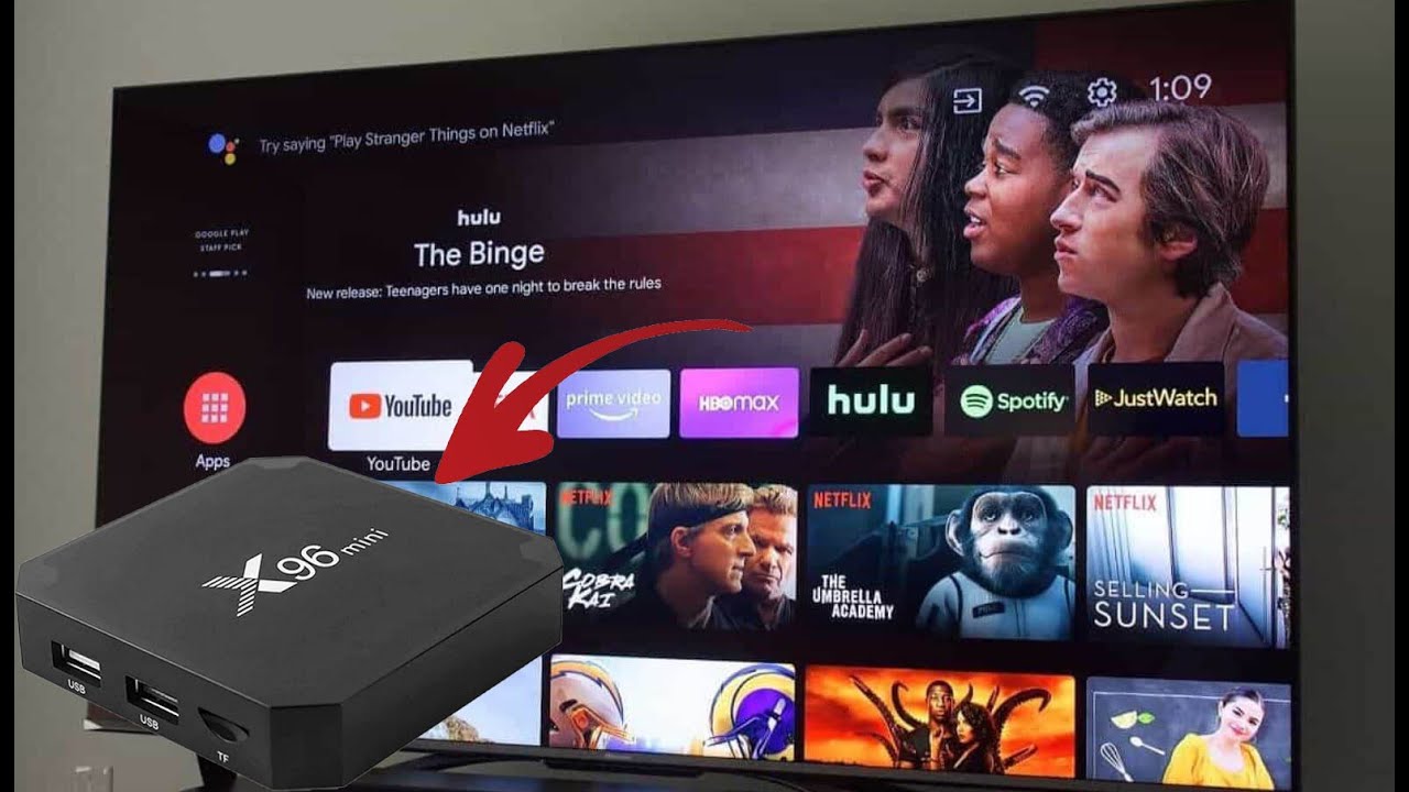 Прошивка Android TV X96mini #tv