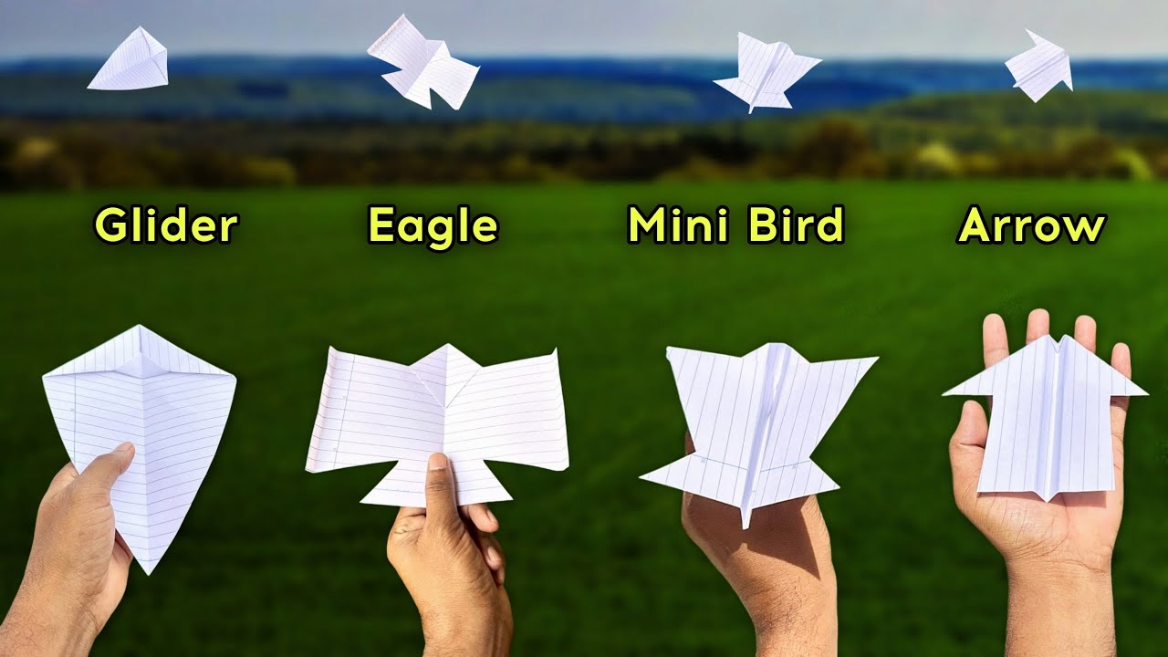4 Best New Flying Bird, Top 4 flying bird plane, New glider, flying eagle, small bird plane, arrow