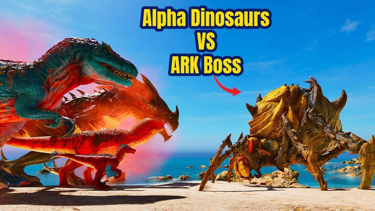 ARK Ascended Battle Simulation: every Alpha vs ARK Boss
