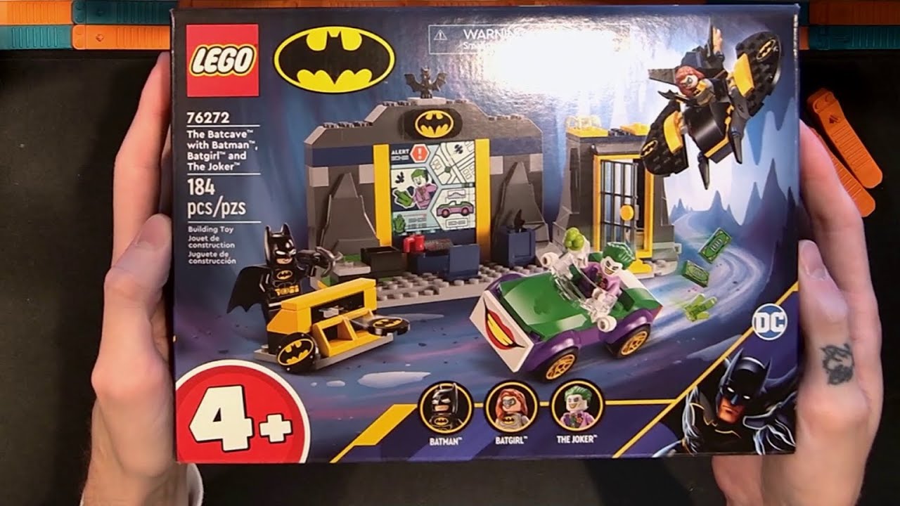 LEGO DC Batman The Batcave With Batman, Batgirl, and The Joker 76272 Build and Review! Decent 4+ Set