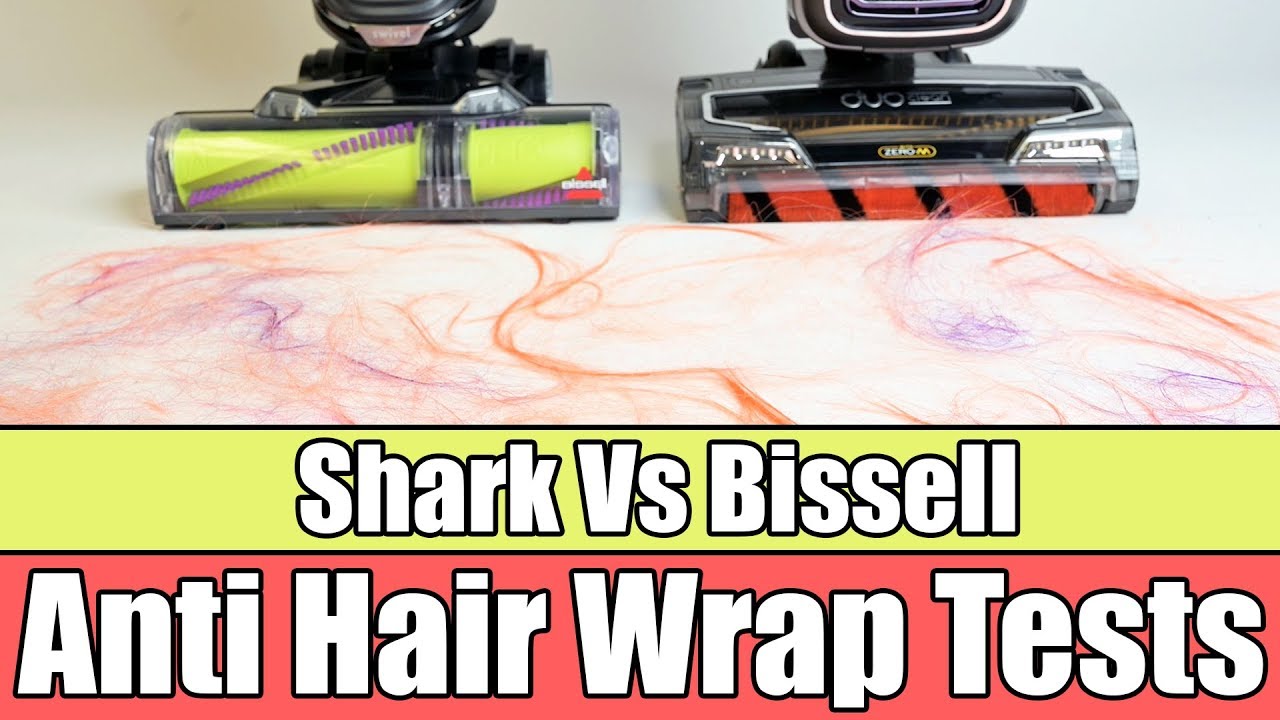 Shark Zero M vs Bissell Pet Hair Eraser - Anti Hair Wrap TESTS!