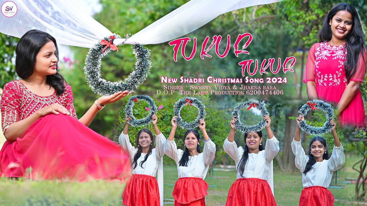 🌲TUKUR TUKUR - टुकूर टुकूर🌲| New Sadri Christmas Song 2025  | Singer - Sweety Vidya ft. @jharnabara