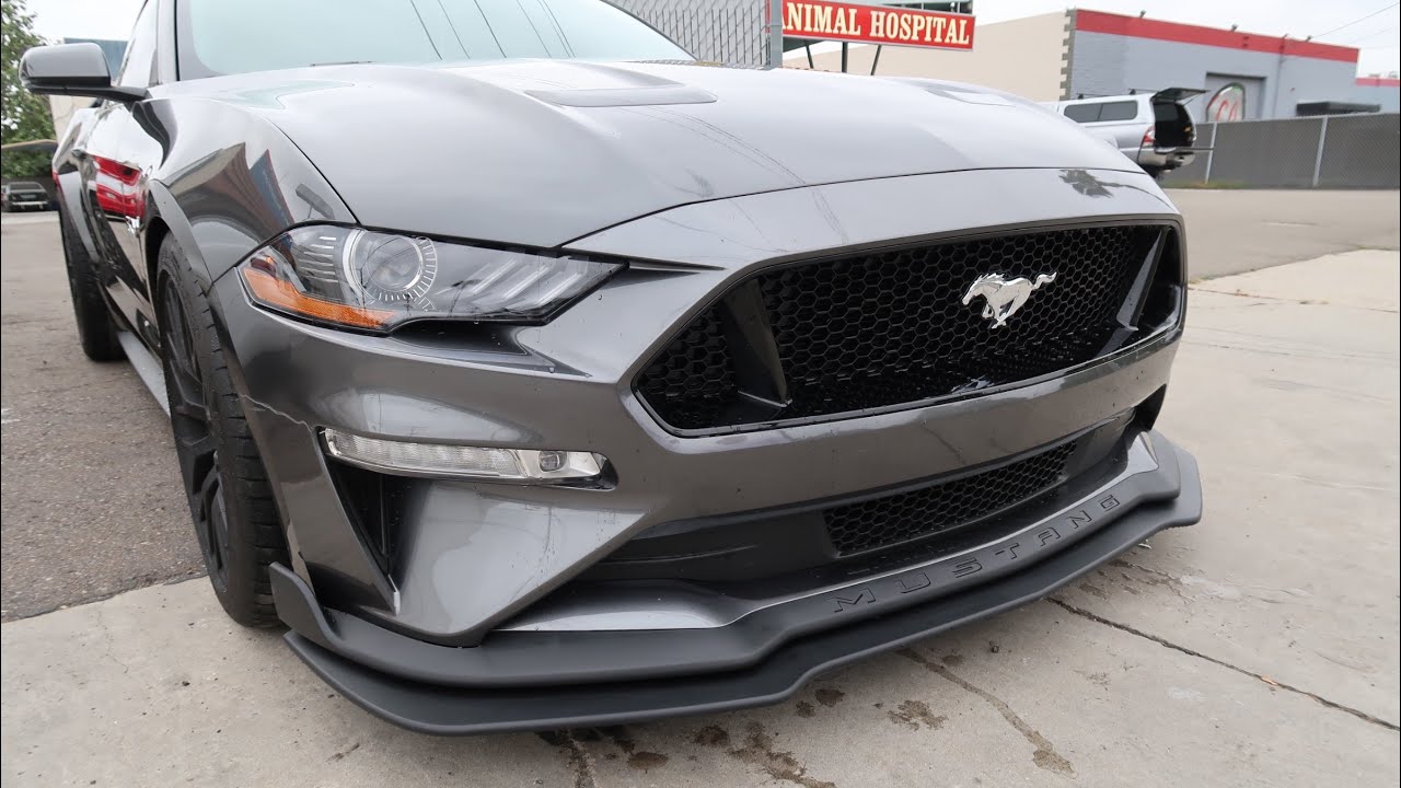 Установка концепт-кара MP на Mustang 2018 года с пакетом повышения производительности