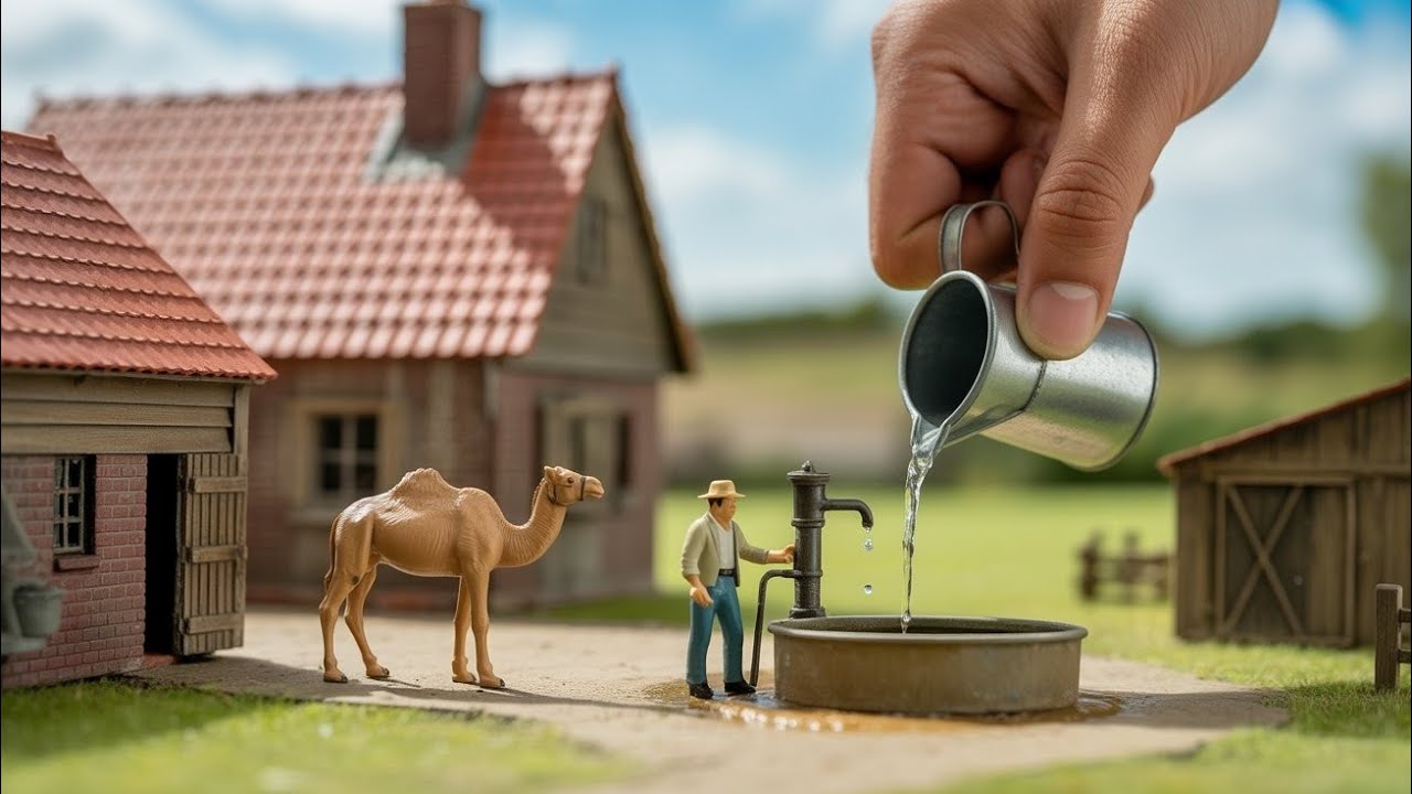 New Video DIY TRACTOR Mini Tractor Water Shortage Camel And Hulk #trending 