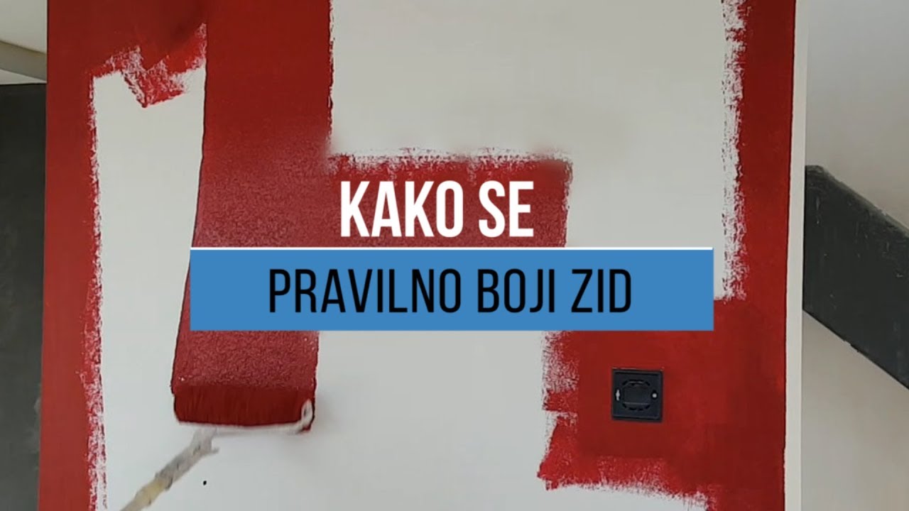 Uradi sam: Postupak bojenja zidova