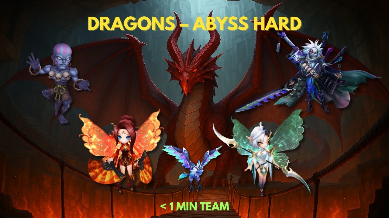 DB12 Abyss HARD — ~ 1 Min Auto Team! Fast & Consistent Runs (Summoners War)